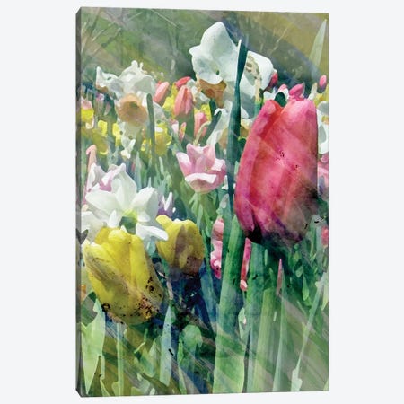 Spring At Giverny III Canvas Print #PIL5} by Pam Ilosky Canvas Art