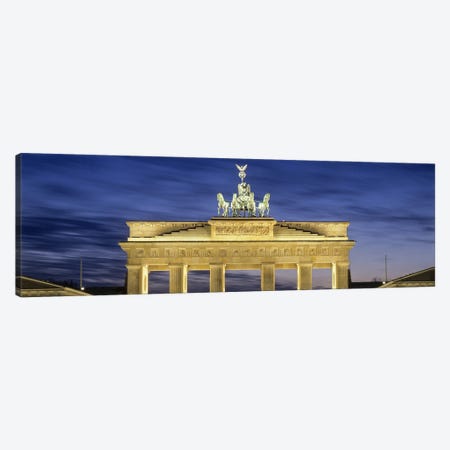 Quadriga statue on Brandenburg Gate, Pariser Platz, Berlin, Germany Canvas Print #PIM10003} by Panoramic Images Canvas Wall Art