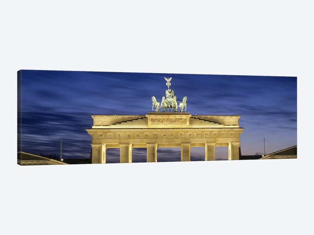 Quadriga statue on Brandenburg Gate, Pariser Platz, Berlin, Germany by Panoramic Images 1-piece Canvas Print