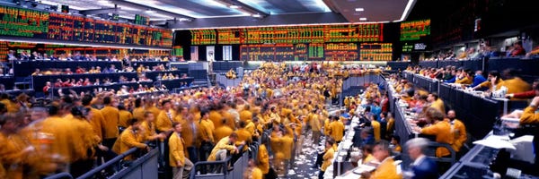 Groups: Mercantile Exchange, Trading, Chicago, Illinois, USA by Panoramic Images
