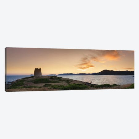 Tower at the seaside, Saracen Tower, Costa del Sud, Sulcis, Sardinia, Italy Canvas Print #PIM10024} by Panoramic Images Canvas Print