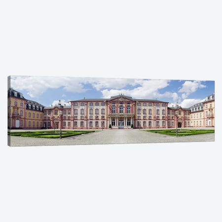 Facade of a castle, Castle Bruchsal, Bruchsal, Baden-Wurttemberg, Germany Canvas Print #PIM10026} by Panoramic Images Art Print