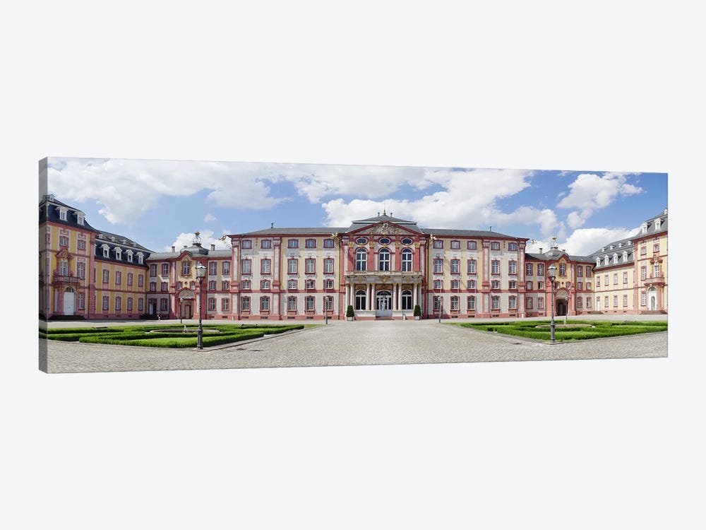Facade of a castle, Castle Bruchsal, Bruchsal, Baden-Wurttemberg, Germany by Panoramic Images 1-piece Canvas Wall Art