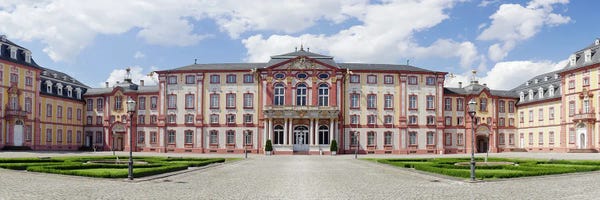 Baden-Wurttemberg: Facade of a castle, Castle Bruchsal, Bruchsal, Baden-Wurttemberg, Germany by Panoramic Images