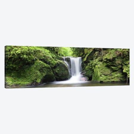 Geroldsau Waterfall, Black Forest, Baden-Wurttemberg, Germany Canvas Print #PIM10027} by Panoramic Images Art Print