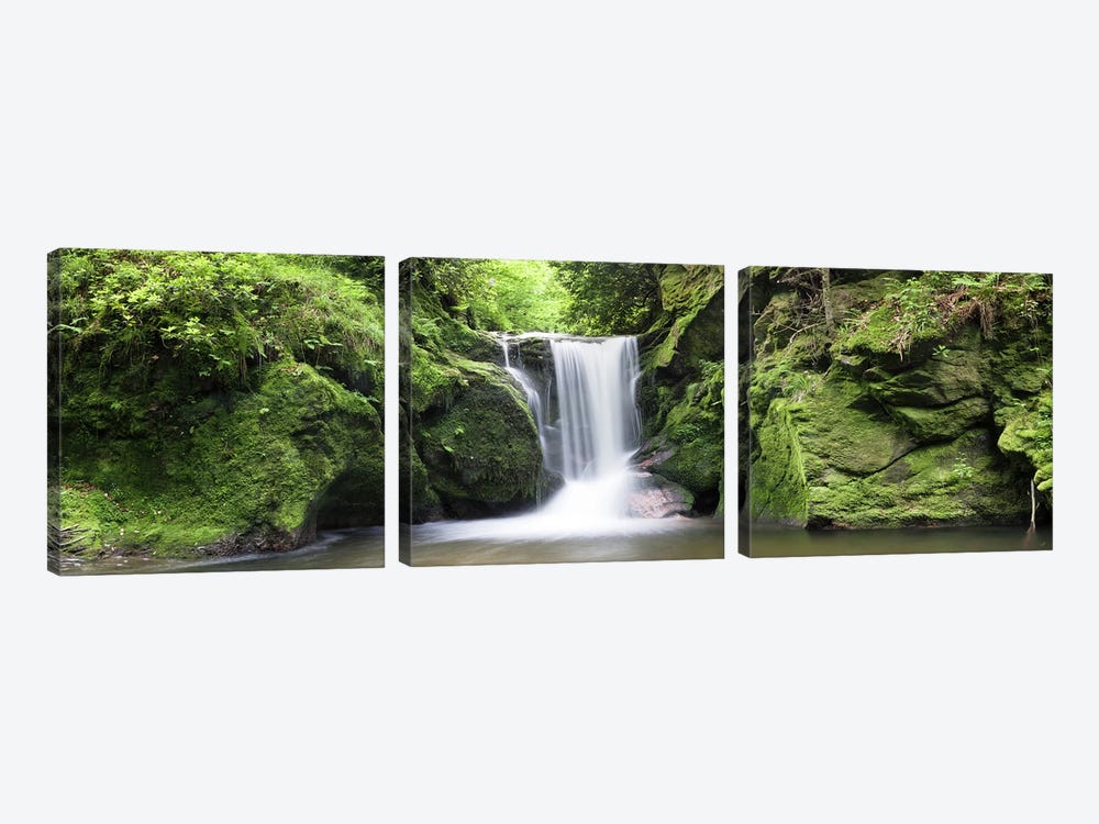 Geroldsau Waterfall, Black Forest, Baden-Wurttemberg, Germany by Panoramic Images 3-piece Art Print