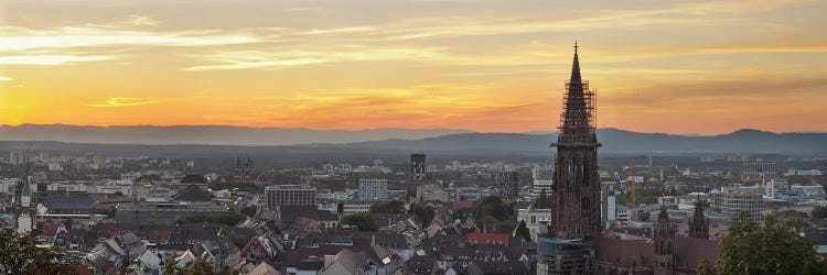 Tower of a cathedral, Freiburg Munster, Baden-Wurttemberg, Germany