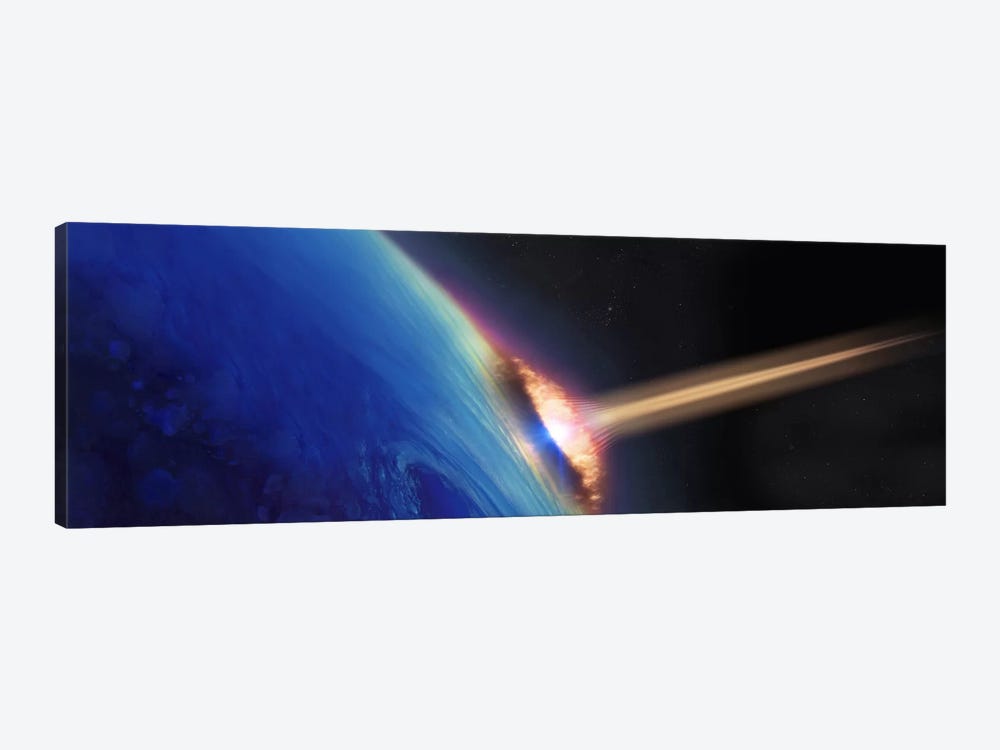 Comet crashing into earth by Panoramic Images 1-piece Canvas Print
