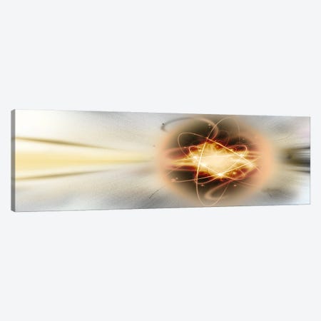Atom collision Canvas Print #PIM10051} by Panoramic Images Art Print