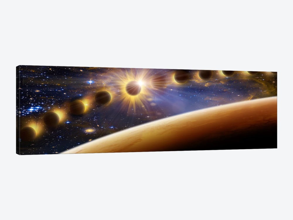 Eclipse of the sun by Panoramic Images 1-piece Art Print