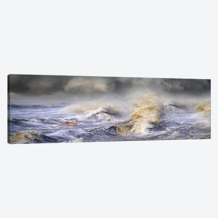 Small boat in storm Canvas Print #PIM10059} by Panoramic Images Canvas Print