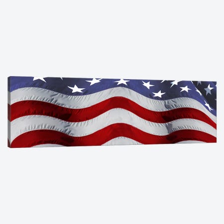 Close-up of an American flag Canvas Print #PIM10060} by Panoramic Images Canvas Artwork