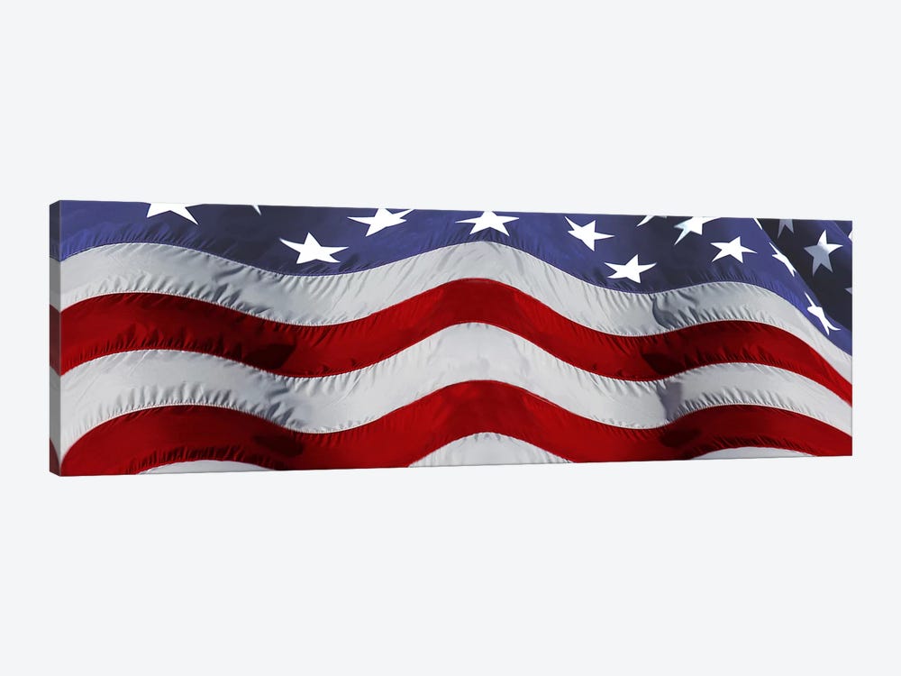 Close-up of an American flag by Panoramic Images 1-piece Canvas Art