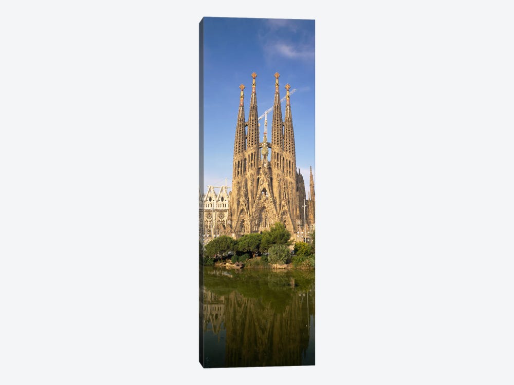 Low Angle View Of A Cathedral, Sagrada Familia, Barcelona, Spain by Panoramic Images 1-piece Canvas Art