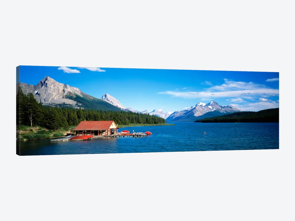 Canada, Alberta, Maligne Lake by Panoramic Images 1-piece Canvas Print