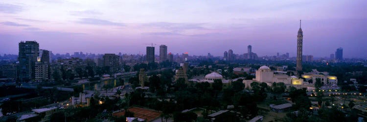 Dusk Cairo Gezira Island Egypt