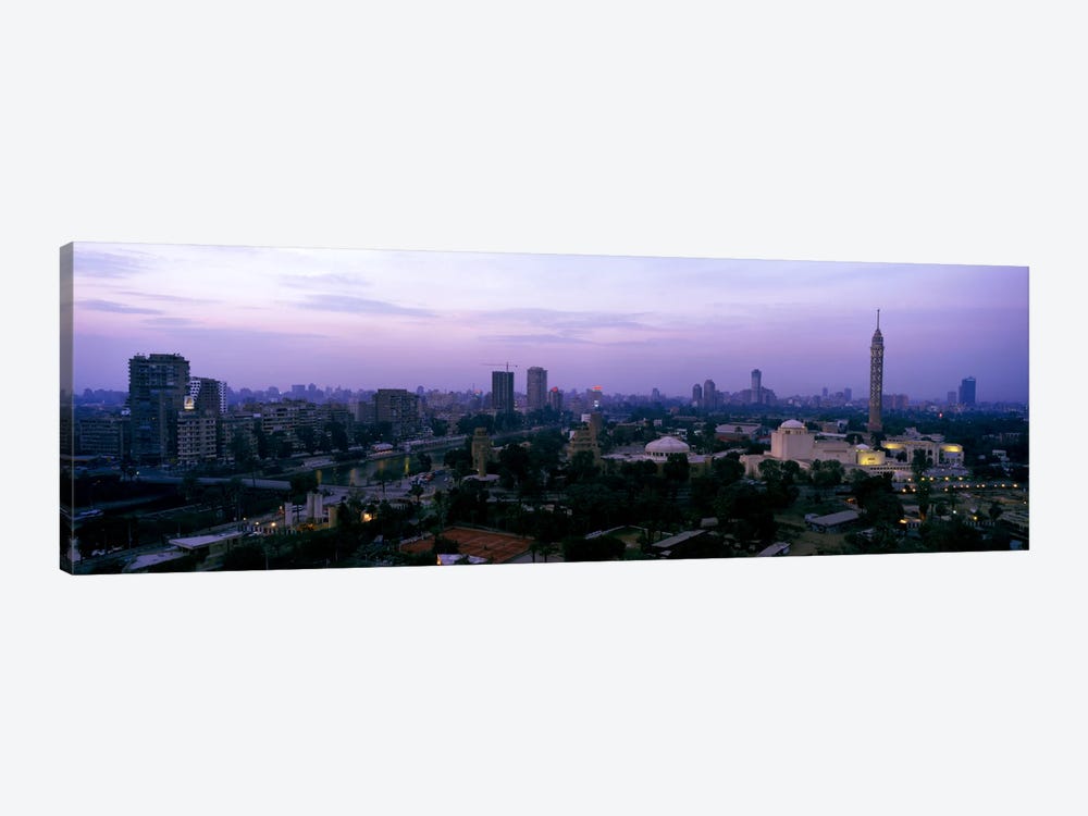 Dusk Cairo Gezira Island Egypt by Panoramic Images 1-piece Canvas Print