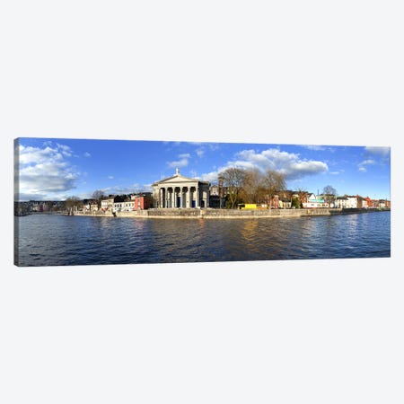 St Mary's Church beside the River LeeCork City, Ireland Canvas Print #PIM10141} by Panoramic Images Art Print