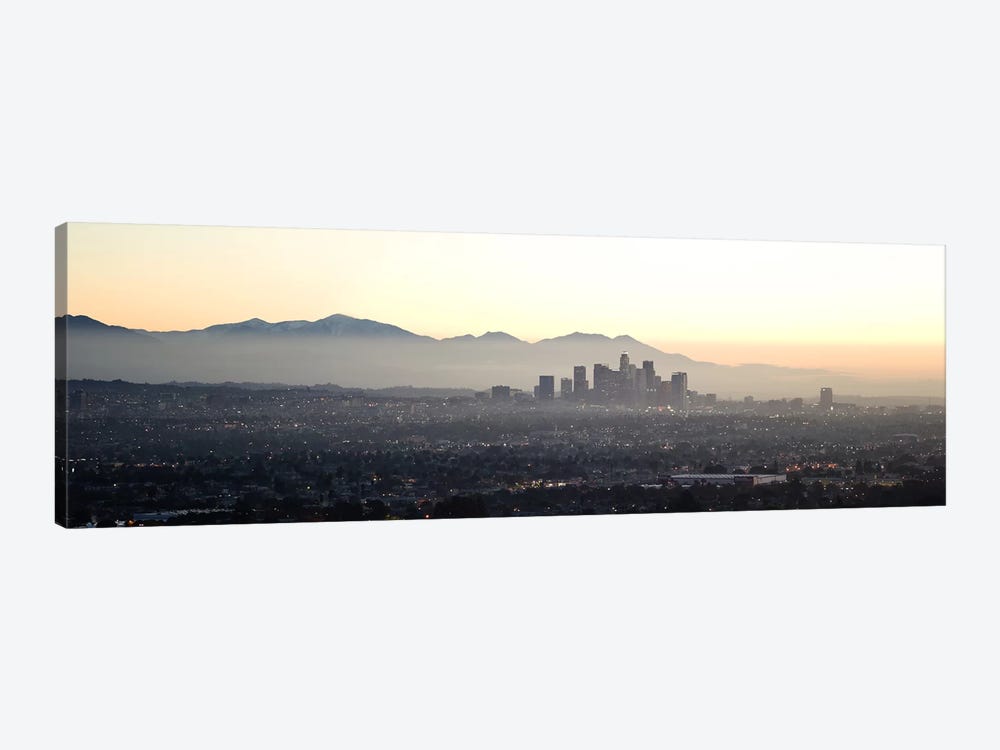 Aerial view of a cityscape, Los Angeles, California, USA by Panoramic Images 1-piece Canvas Wall Art