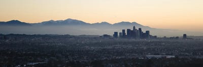 Buildings in a cityLos Angeles, California, USA by Panoramic Images canvas print