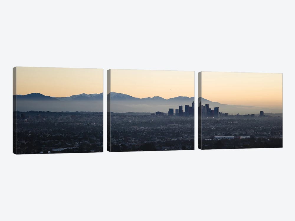 Buildings in a cityLos Angeles, California, USA by Panoramic Images 3-piece Canvas Wall Art