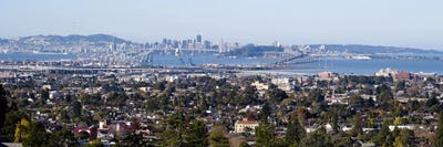 Buildings in a cityOakland, San Francisco Bay, San Francisco, California, USA by Panoramic Images canvas print