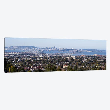 Buildings in a cityOakland, San Francisco Bay, San Francisco, California, USA Canvas Print #PIM10152} by Panoramic Images Canvas Art