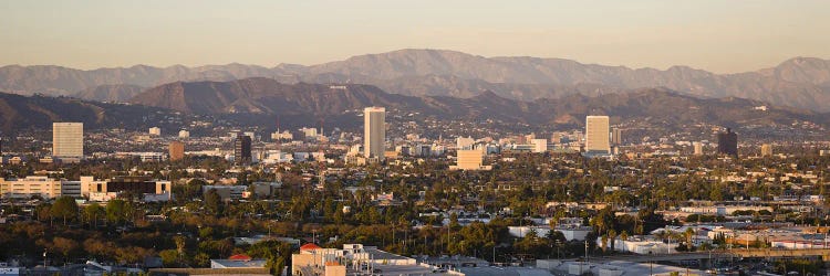 Buildings in a city, Miracle Mile, Hayden Tract, Hollywood, Griffith Park Observatory, Los Angeles, California, USA