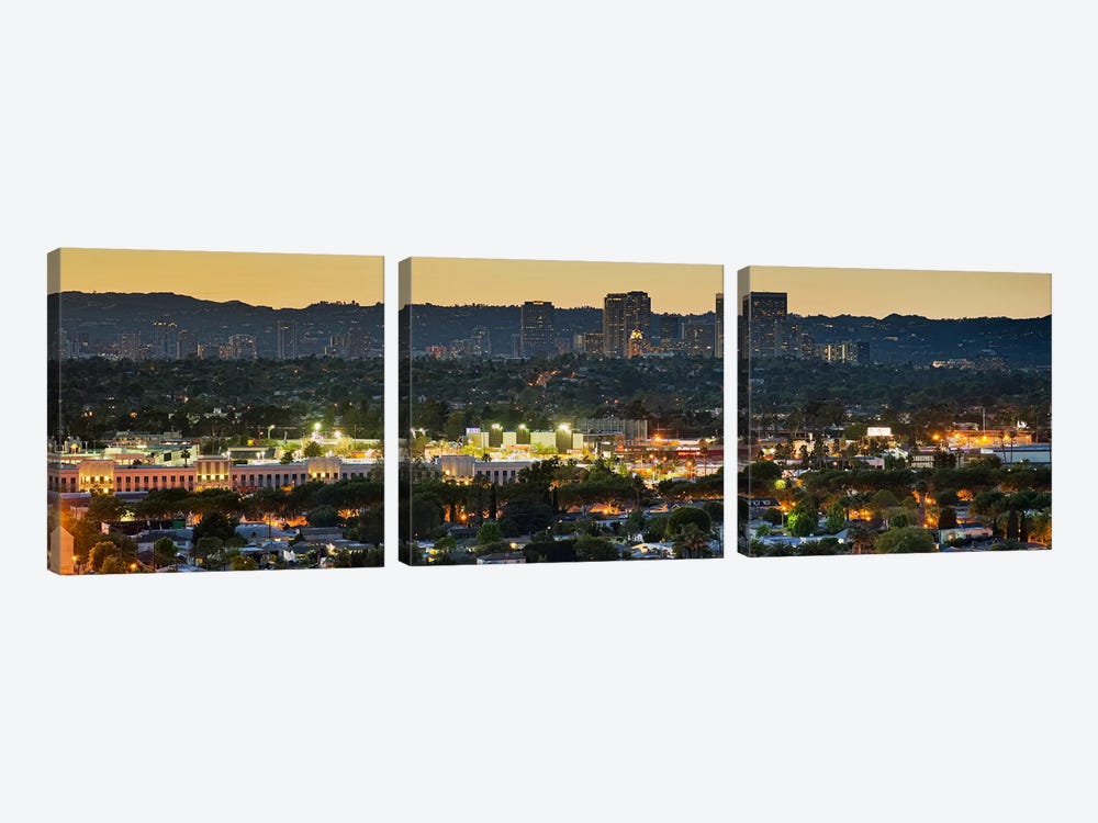Century City, Culver City, Los Angeles County, California, USA by Panoramic Images 3-piece Canvas Artwork