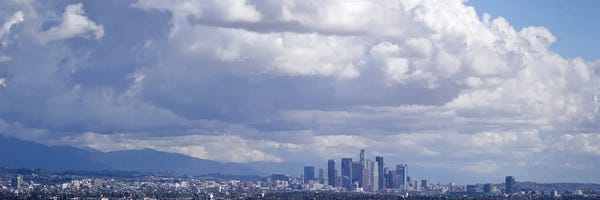 Los Angeles Skylines: Buildings in a city, Los Angeles, California, USA #2 by Panoramic Images
