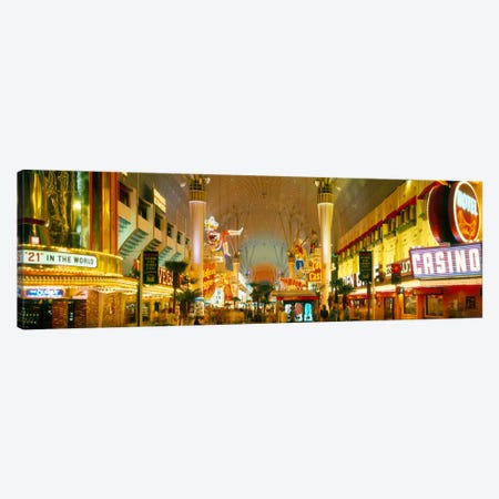 USA, Nevada, Las Vegas, night Canvas Print #PIM1017} by Panoramic Images Art Print