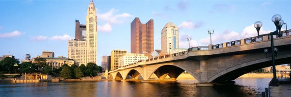 Ohio: Scioto River, Columbus, Ohio, USA by Panoramic Images