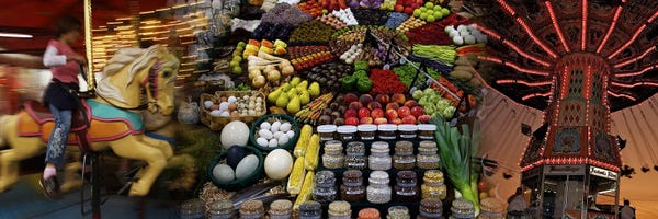Carousels: State fair by Panoramic Images