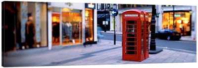 Phone Booth, London, England, United Kingdom Canvas Art Print - England Art