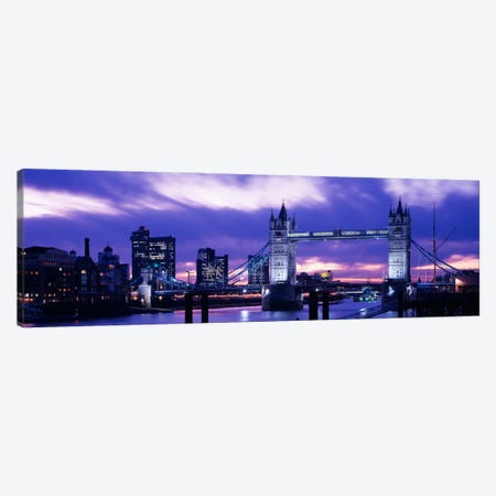 Tower Bridge, London, England, United Kingdom Canvas Print #PIM1022} by Panoramic Images Canvas Print
