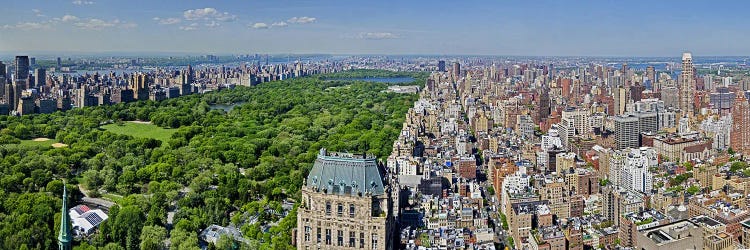 Aerial view of a city, Central Park, Manhattan, New York City, New York State, USA 2011