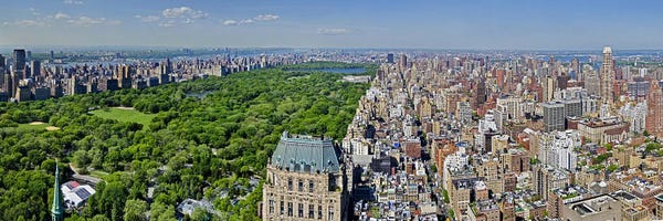 Manhattan: Aerial view of a city, Central Park, Manhattan, New York City, New York State, USA 2011 by Panoramic Images