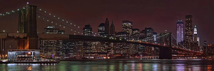 Jane's Carousel at the base of the bridge, Brooklyn Bridge, Manhattan, New York City, New York State, USA 2011