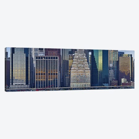Skyscrapers in a city, New York City, New York State, USA 2011 Canvas Print #PIM10235} by Panoramic Images Canvas Art