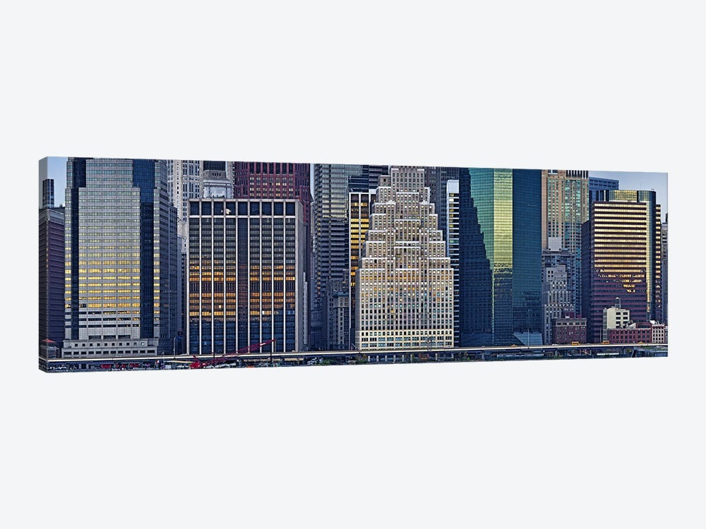 Skyscrapers in a city, New York City, New York State, USA 2011 by Panoramic Images 1-piece Canvas Art Print