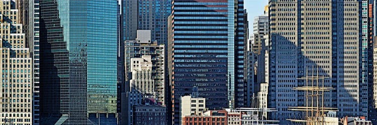 Skyscrapers in a city, New York City, New York State, USA 2011 #3 by Panoramic Images wall art