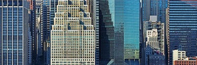 Skyscrapers in a city, New York City, New York State, USA 2011 #4 by Panoramic Images canvas print