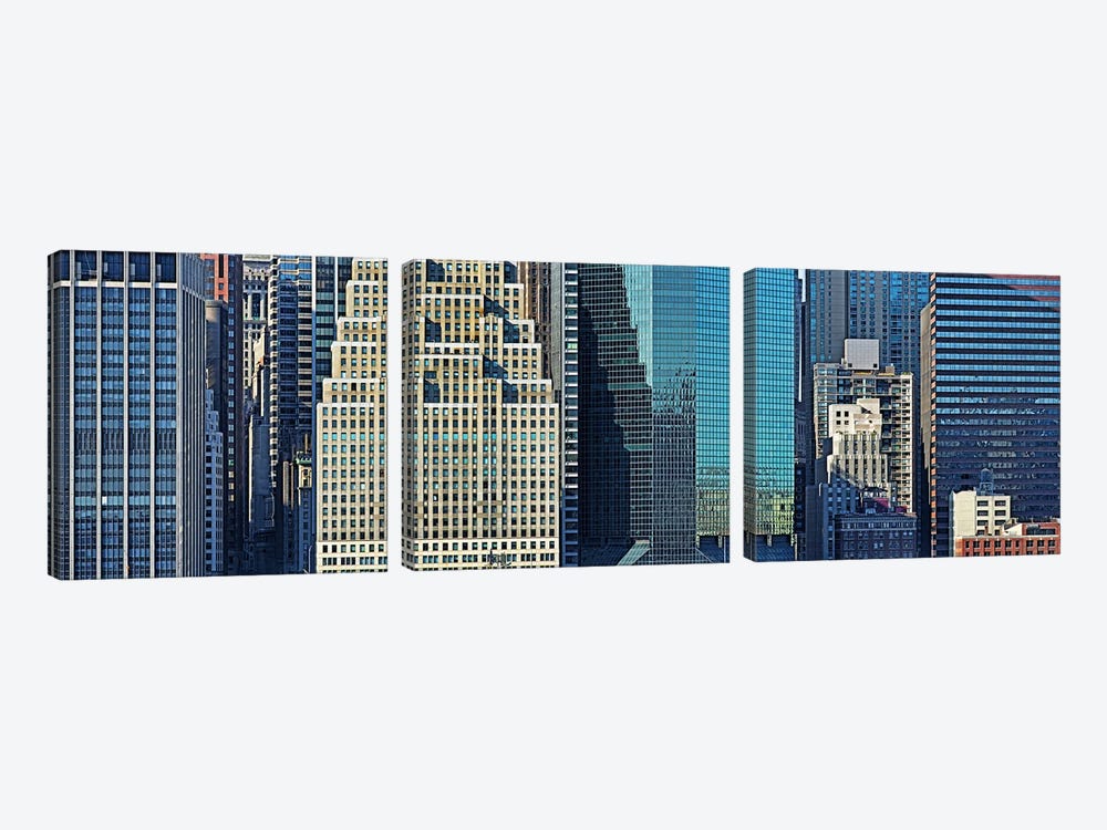 Skyscrapers in a city, New York City, New York State, USA 2011 #4 by Panoramic Images 3-piece Art Print