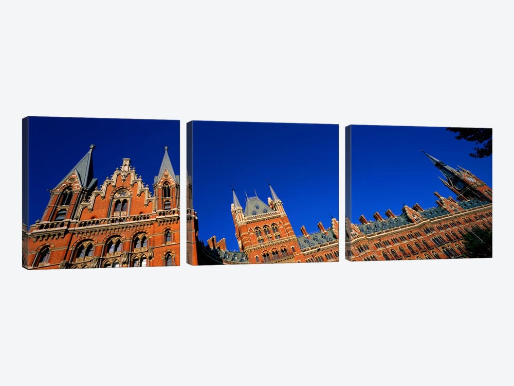 St Pancras Railway Station London England by Panoramic Images 3-piece Canvas Art Print