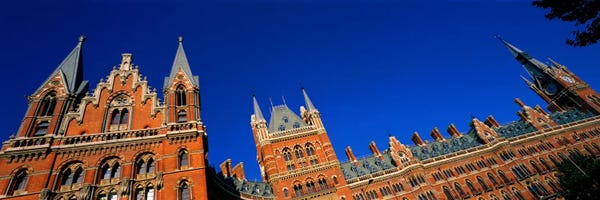 St Pancras Railway Station London England