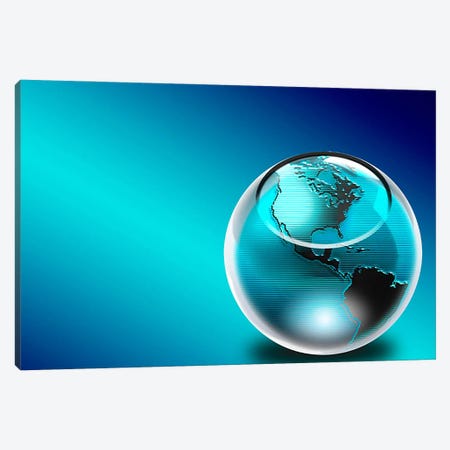 Glass earth Canvas Print #PIM10252} by Panoramic Images Canvas Print