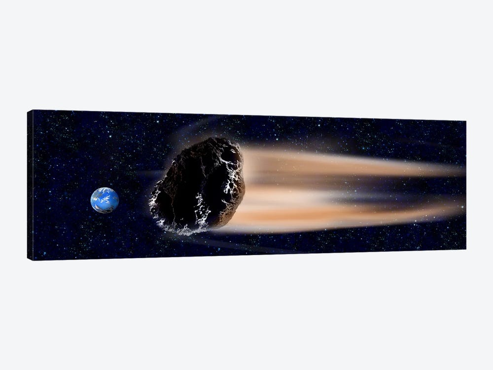 Meteor coming at earth by Panoramic Images 1-piece Canvas Art