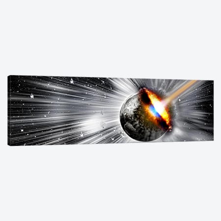 Earth hit by comet Canvas Print #PIM10258} by Panoramic Images Canvas Print