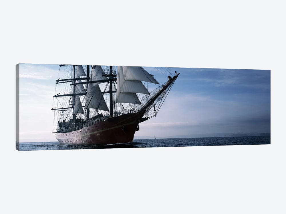 Tall ships race in the ocean, Baie De Douarnenez, Finistere, Brittany, France by Panoramic Images 1-piece Canvas Art