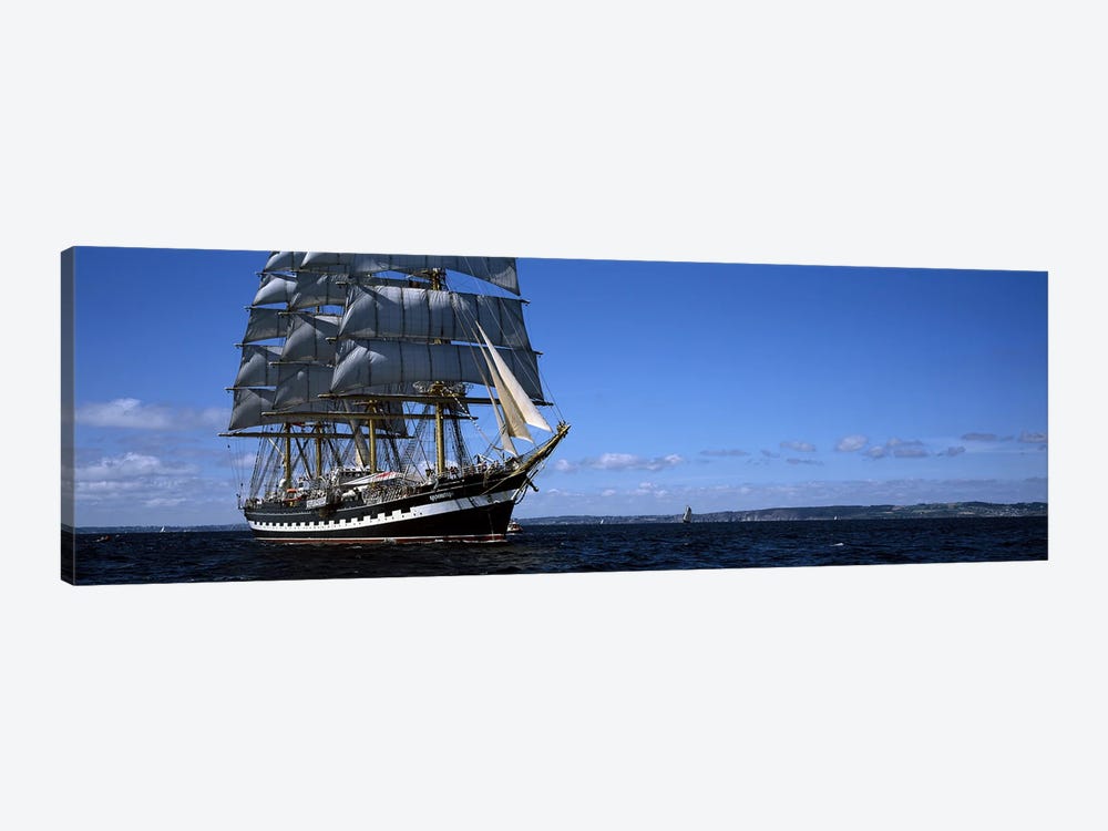 Tall ships race in the ocean, Baie De Douarnenez, Finistere, Brittany, France #2 by Panoramic Images 1-piece Canvas Art